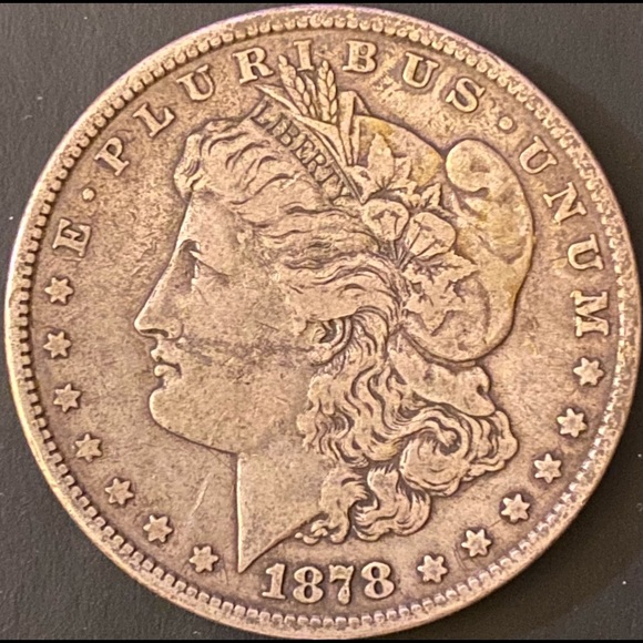 1878 Morgan Silver Dollar, 8 Tail Feathers - Picture 1 of 3